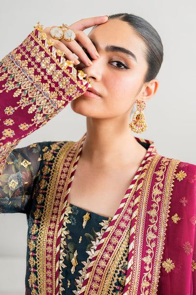 3-Piece High-Quality Soft Chiffon Stitched Suit