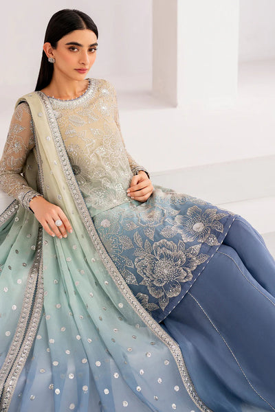Jazmin stitched Chiffon Suit with Malai Trouser