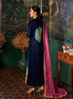 3 Piece Stitched Velvet Suit - Ready to Wear