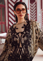 3  Piece Stitched  Lawn  Suit - Ready to Wear