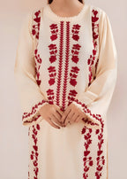 3  Piece Stitched  Dhanak suit  - Ready to Wear