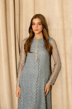Crimson Embroidered & Printed Lawn 3-Piece Dress –