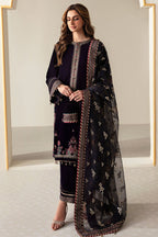 3 Piece Stitched Velvet suit - Ready to Wear