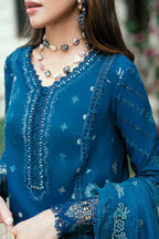 3 Piece Lawn Embroidered Chikankari Suit RTW