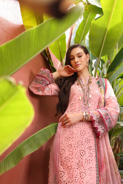 03-Piece Embroidered Lawn Dress Ready To Wear