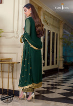 Heavy Embroidered Spangle Work Chiffon 3 Piece Suit