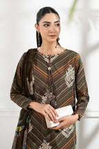 3 Piece Printed Lawn With Fully Heavy Embroidered Dress