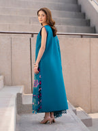 03-Piece Heavy Embroidered Chikankari Lawn Dress