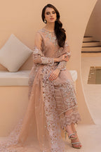 3  Piece Stitched Organza & Raw Silk Suit