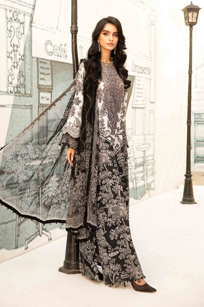 03-Piece Printed Lawn Embroidered Dress Ready To Wear