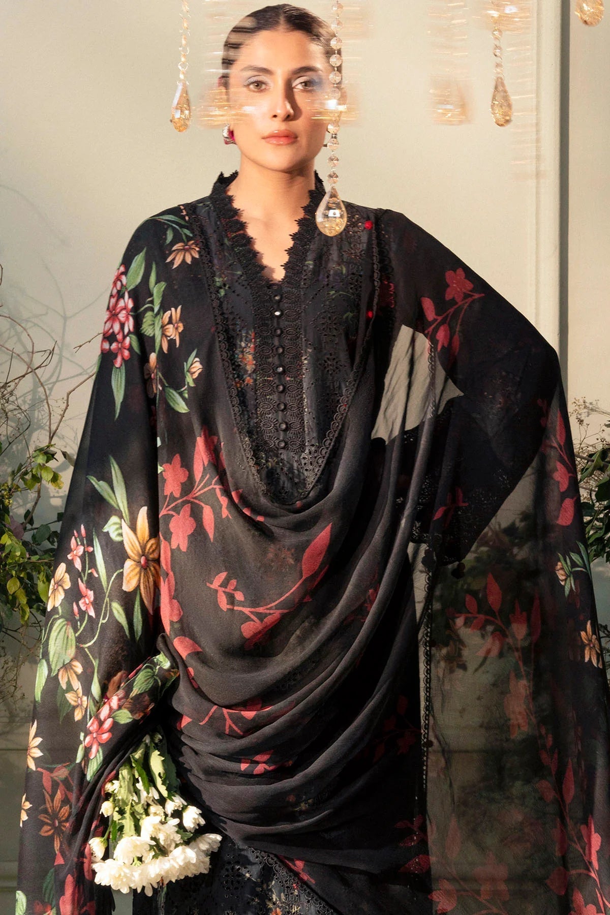 3-Piece Lawn Fully Embroidered Dress Ready To Wear
