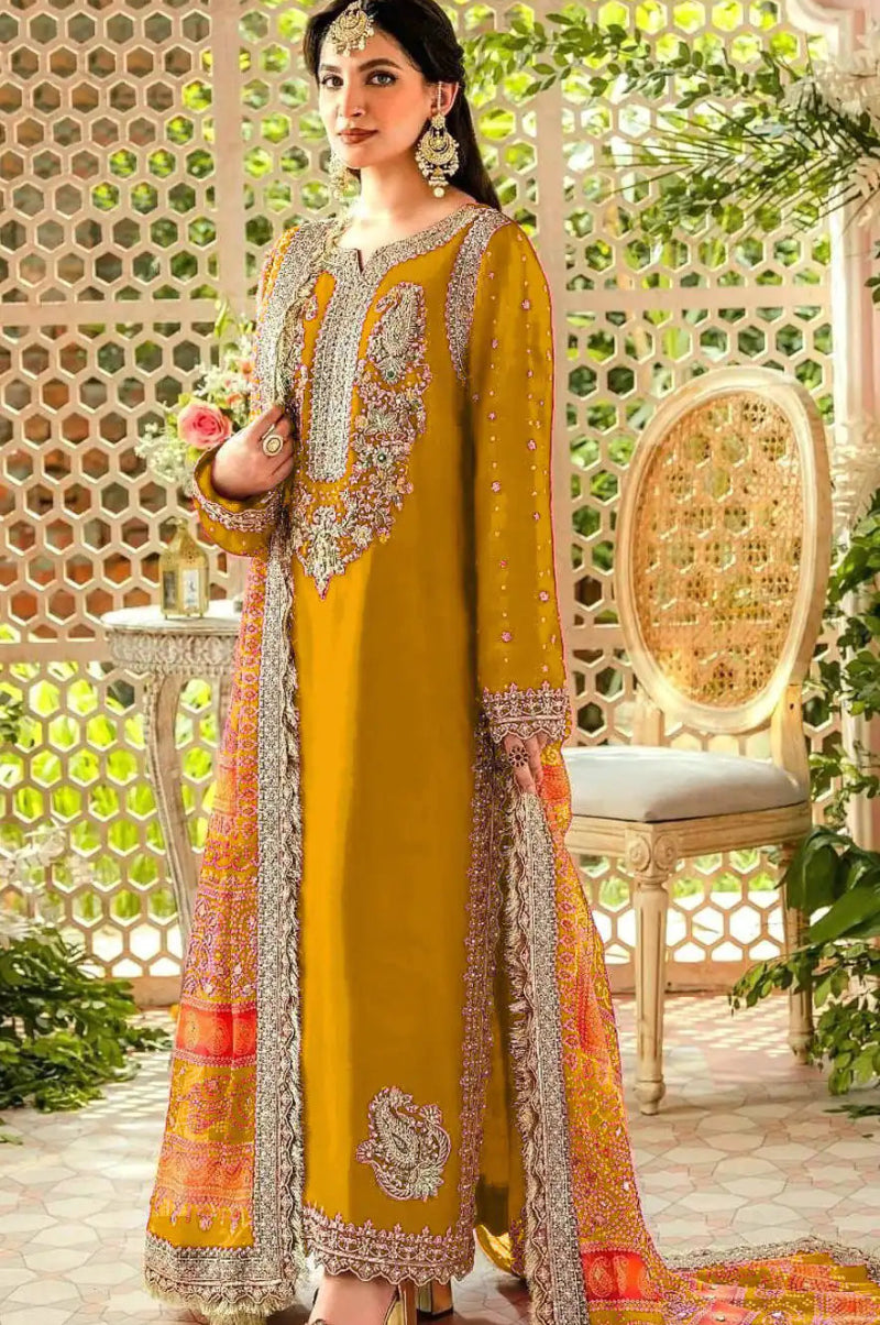 Georgette Embroidery Work Salwar Suit