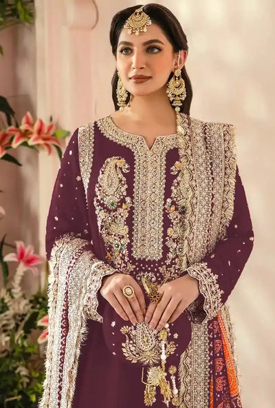 Georgette Embroidery Work Salwar Suit