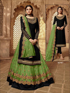 Premium Floral Print Full Flared Anarkali Suit