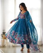 Elegant Fox Georgette Set