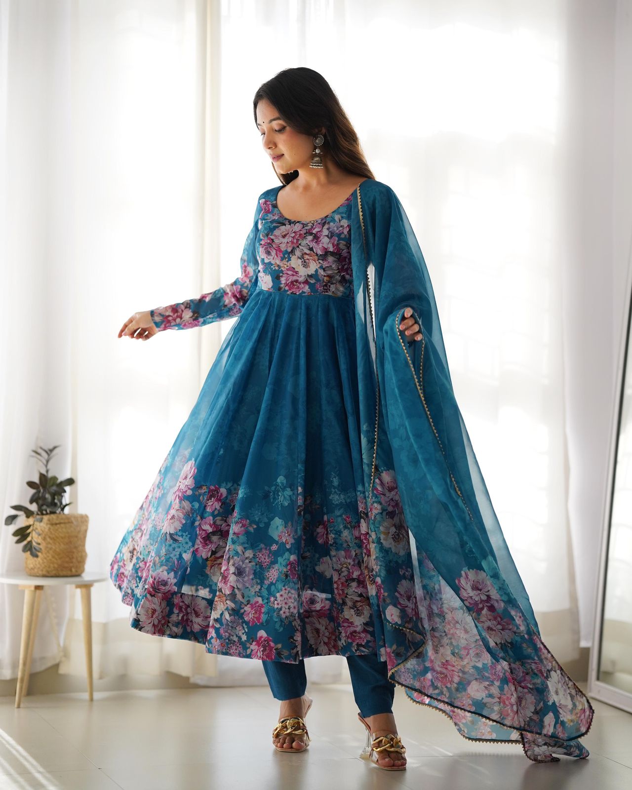 Elegant Fox Georgette Set