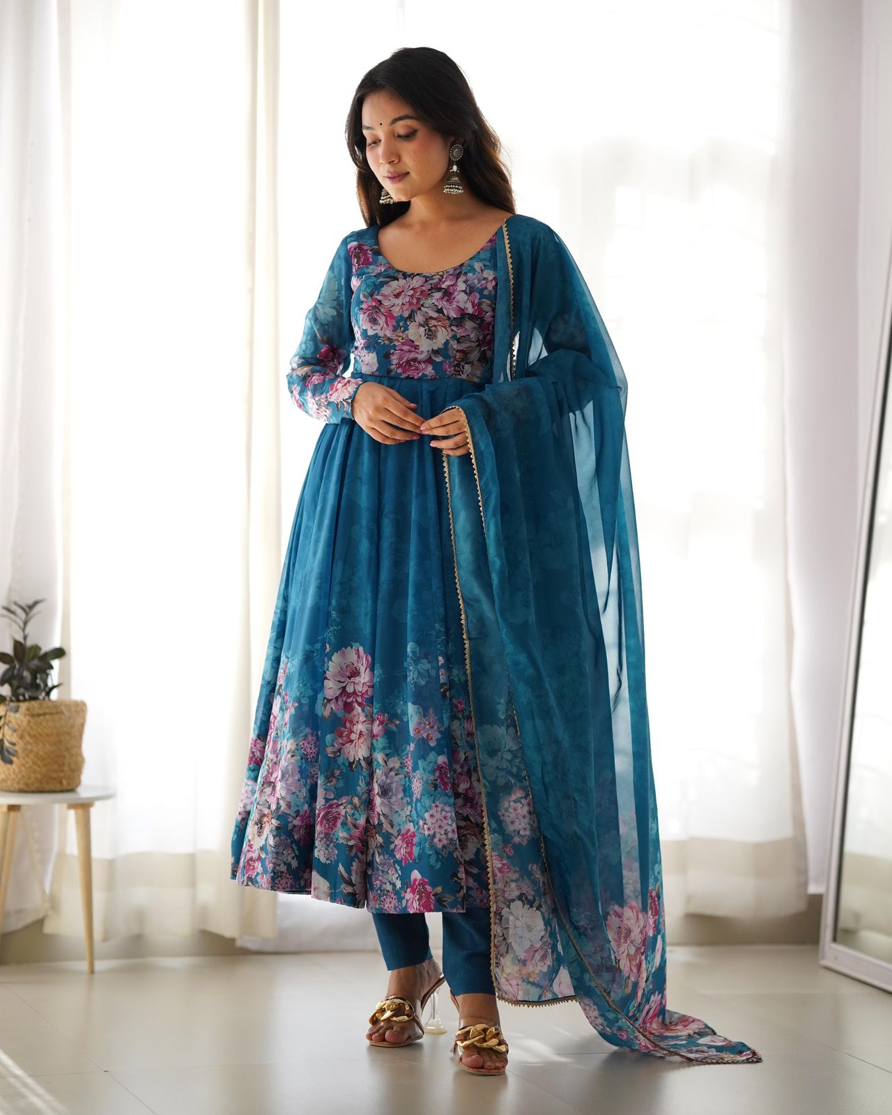 Elegant Fox Georgette Set