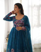 Elegant Fox Georgette Set