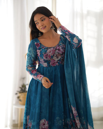 Elegant Fox Georgette Set