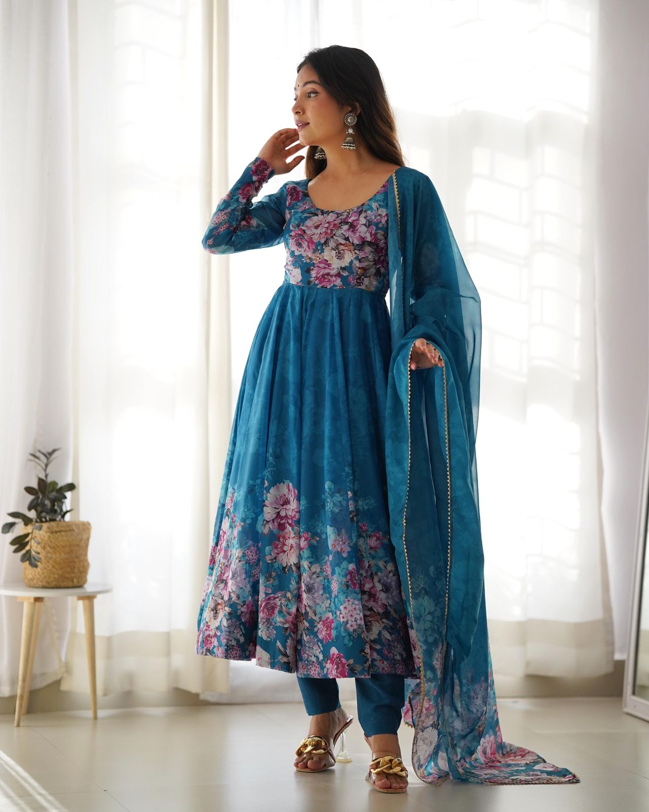 Elegant Fox Georgette Set