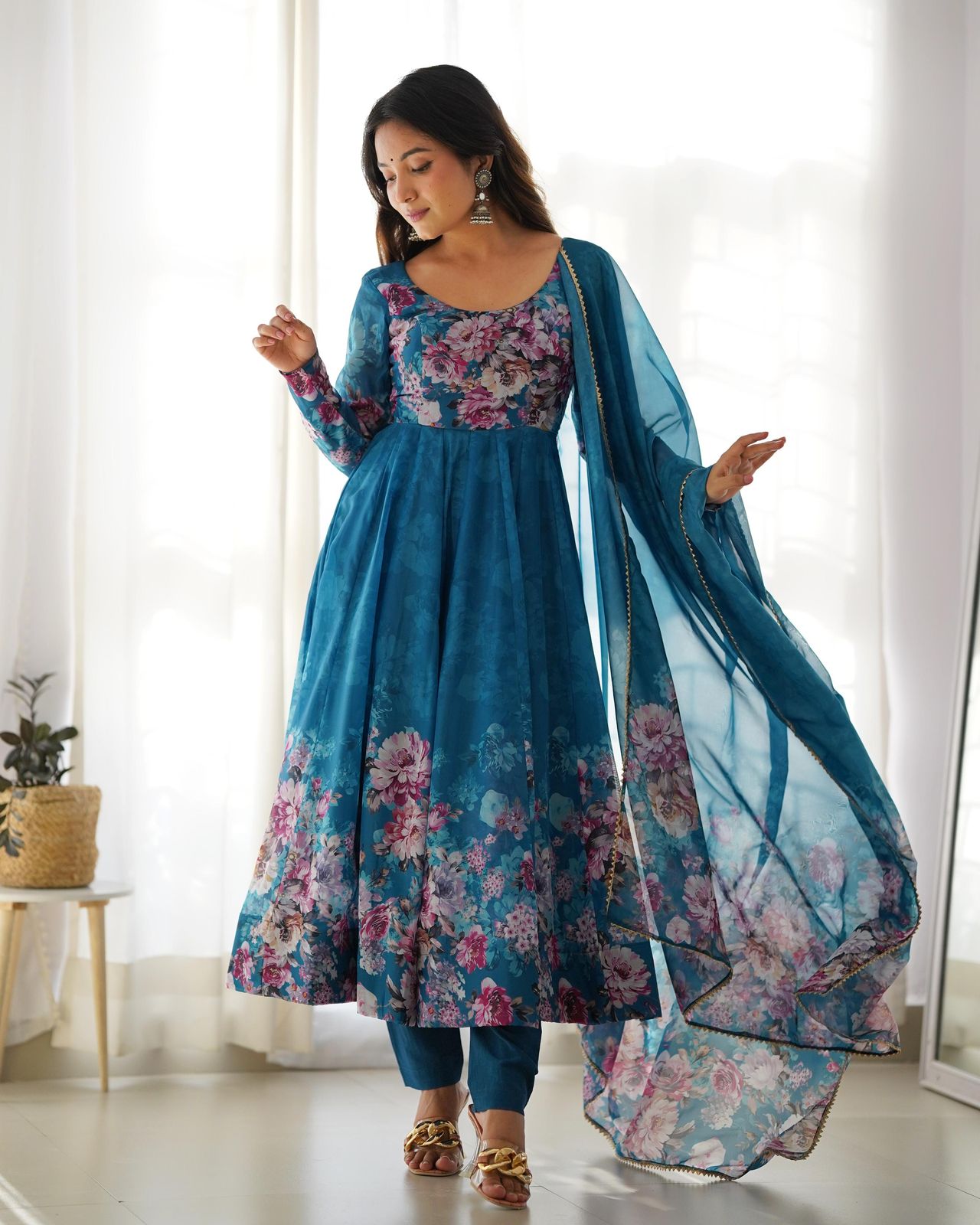 Elegant Fox Georgette Set