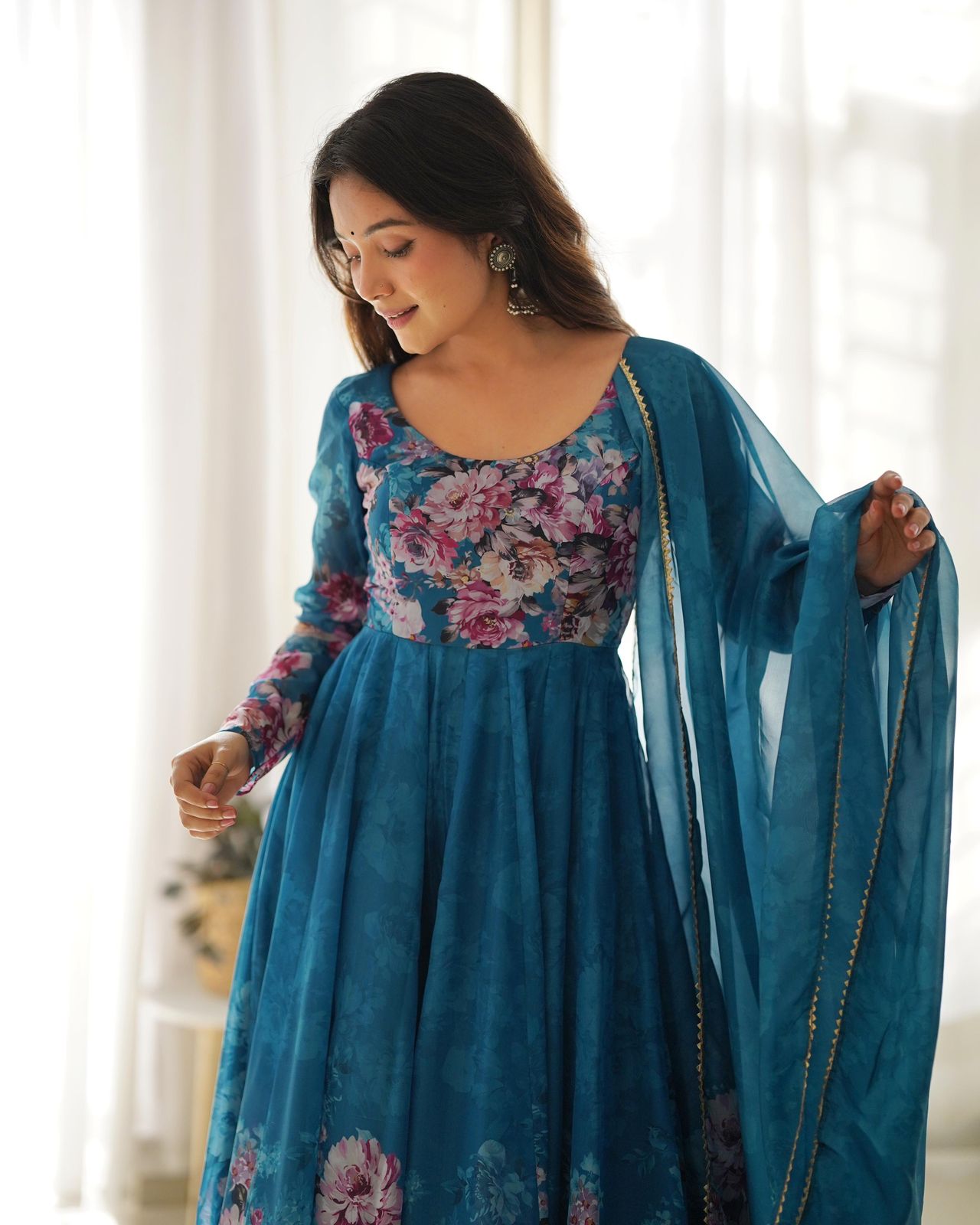 Elegant Fox Georgette Set