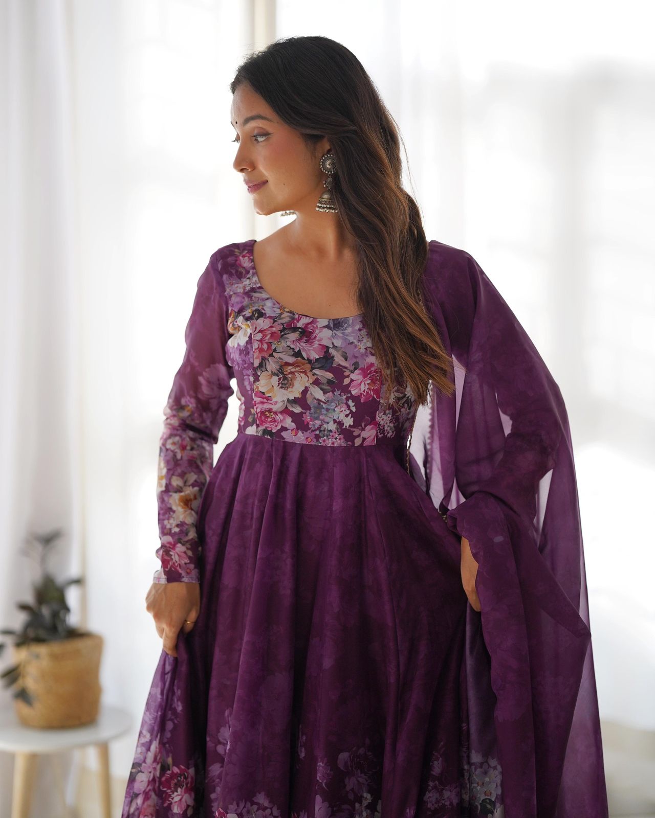 Elegant Fox Georgette Set