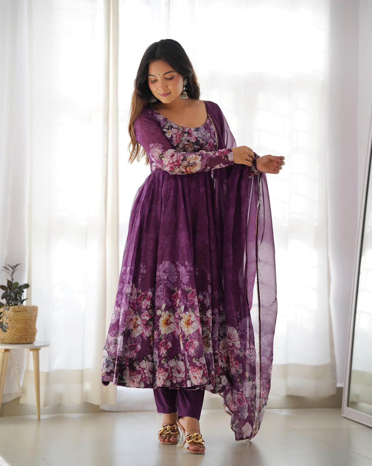 Elegant Fox Georgette Set