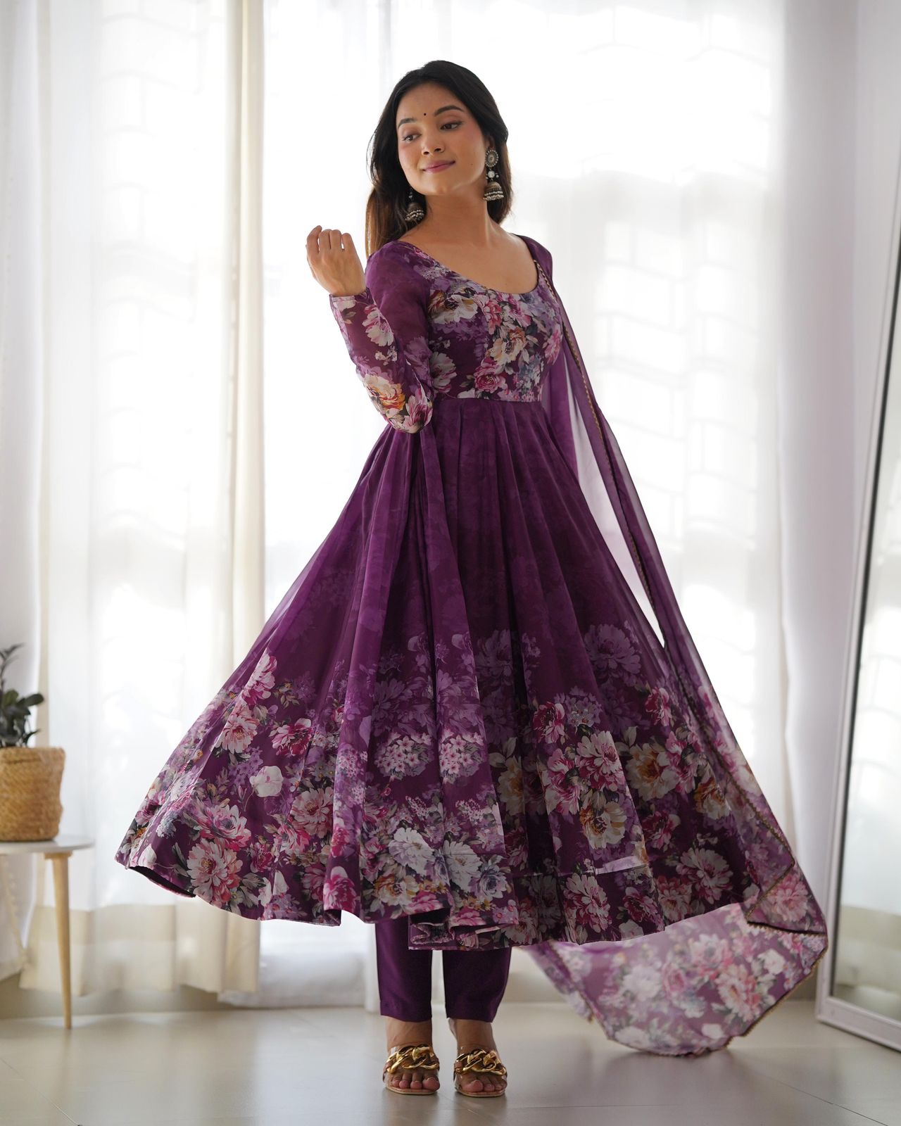 Elegant Fox Georgette Set