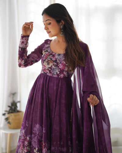 Elegant Fox Georgette Set