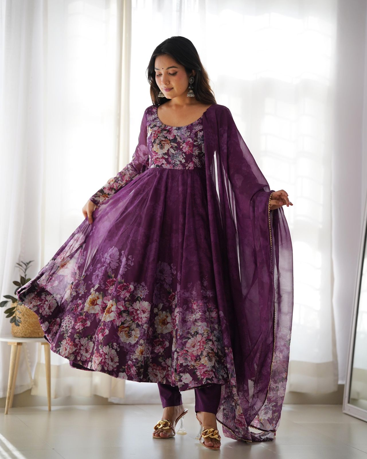 Elegant Fox Georgette Set