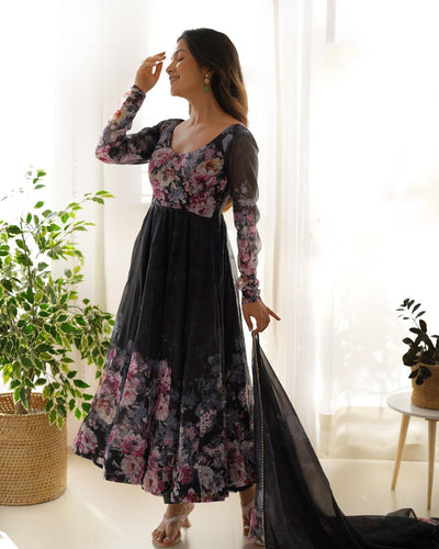 Elegant Fox Georgette Set