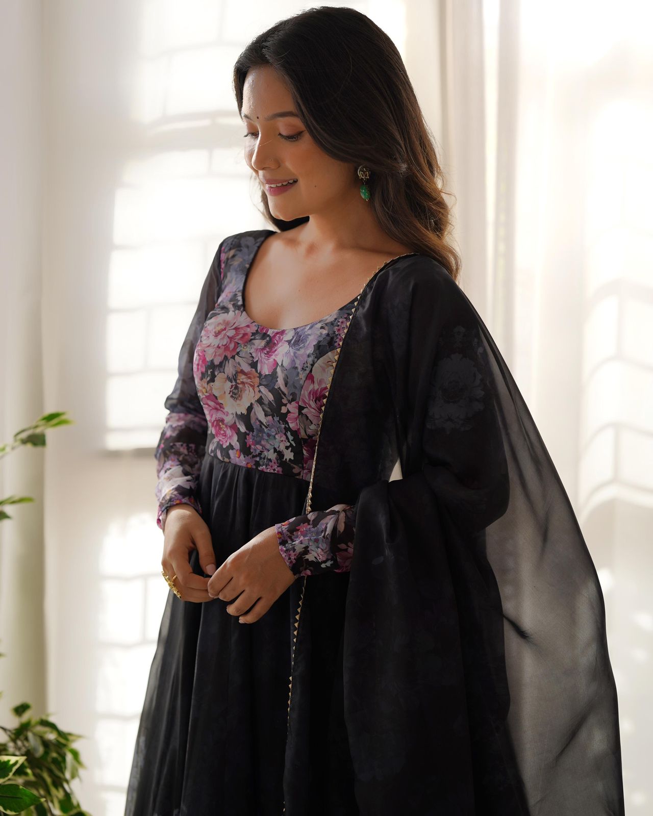 Elegant Fox Georgette Set