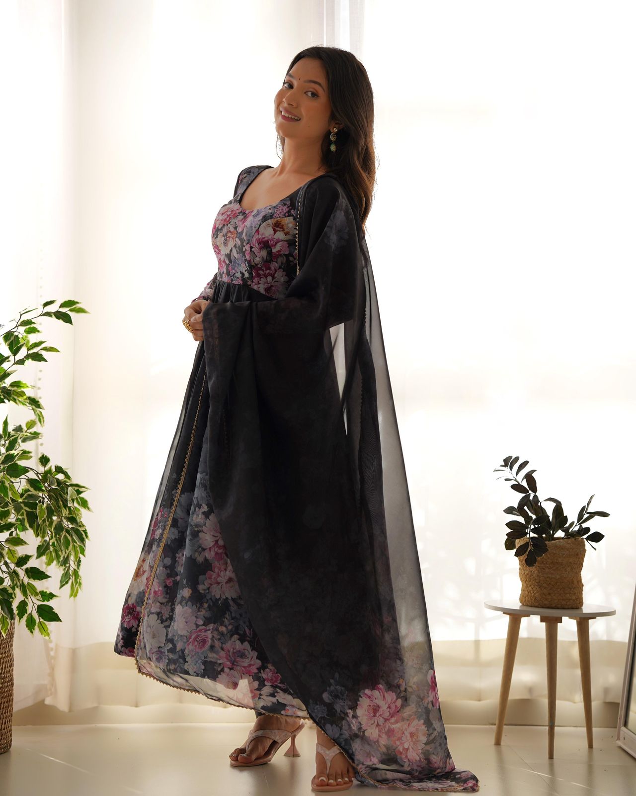 Elegant Fox Georgette Set