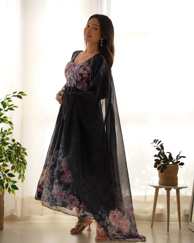 Elegant Fox Georgette Set