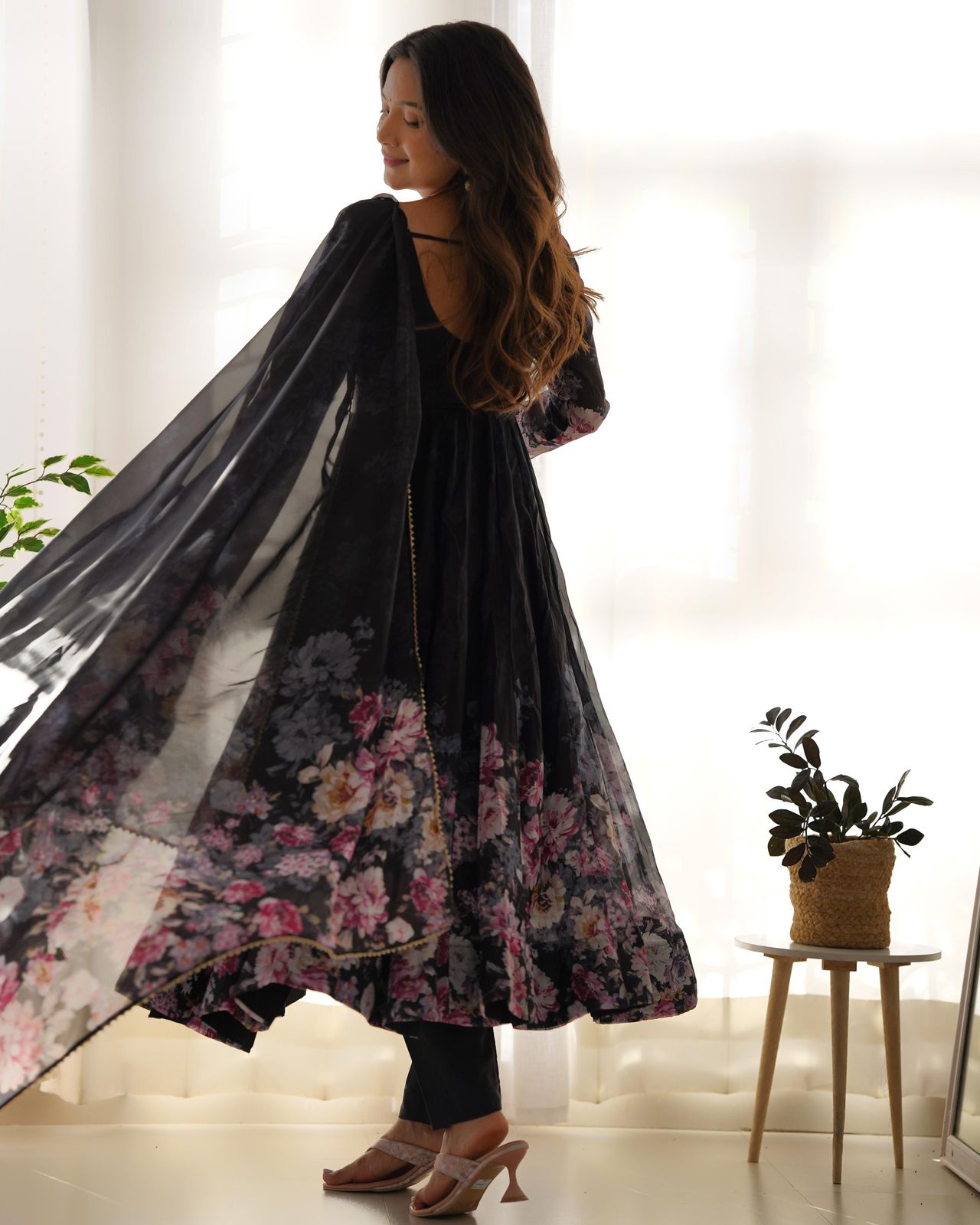 Elegant Fox Georgette Set