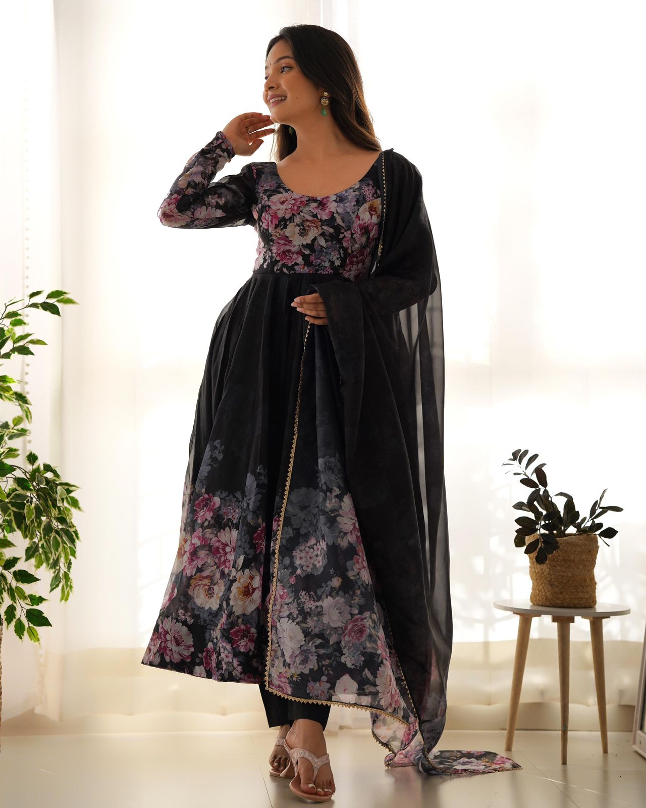 Elegant Fox Georgette Set