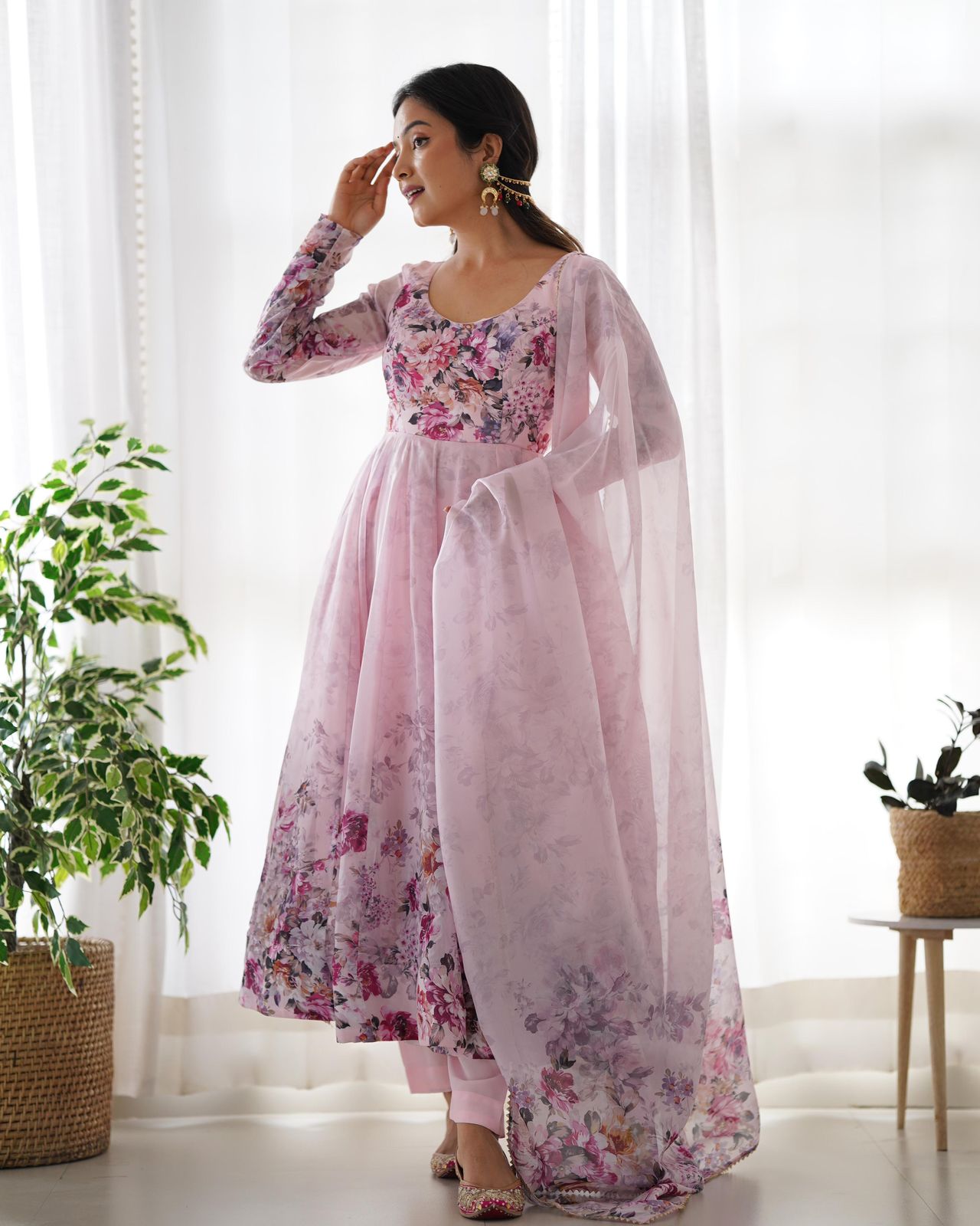 Elegant Fox Georgette Set