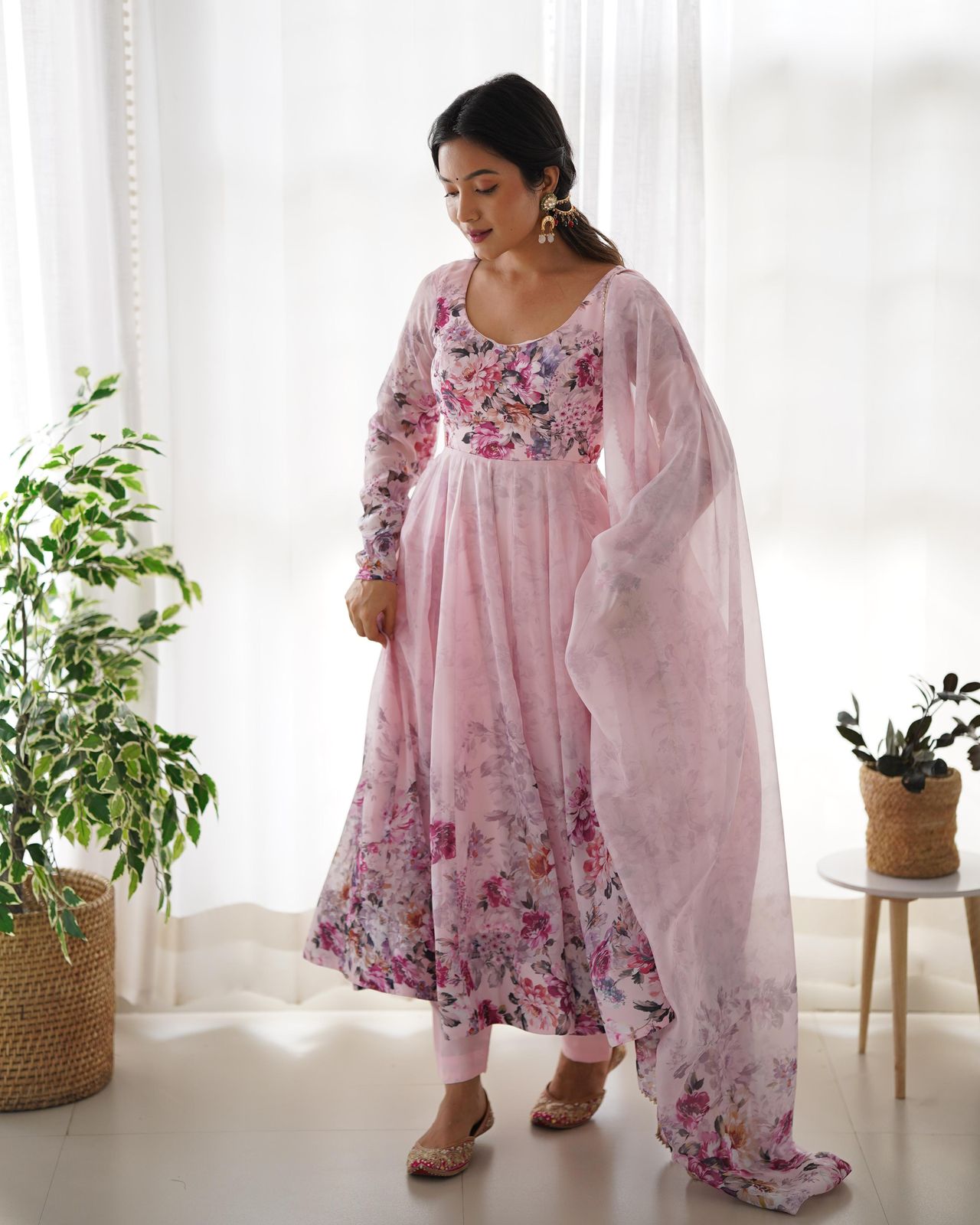 Elegant Fox Georgette Set