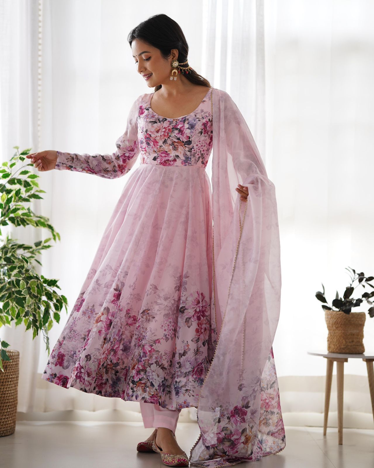 Elegant Fox Georgette Set