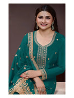 Classic Heavy Chinon Embroidered Suit