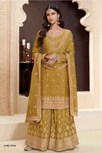 Classic Heavy Chinon Embroidered Suit
