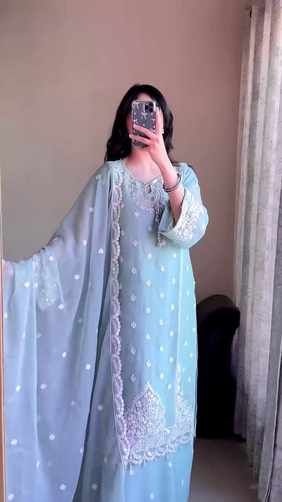Premium Designer Georgette Set