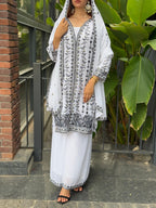 Festival Glow Georgette Ensemble