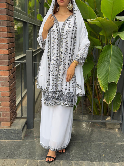 Festival Glow Georgette Ensemble