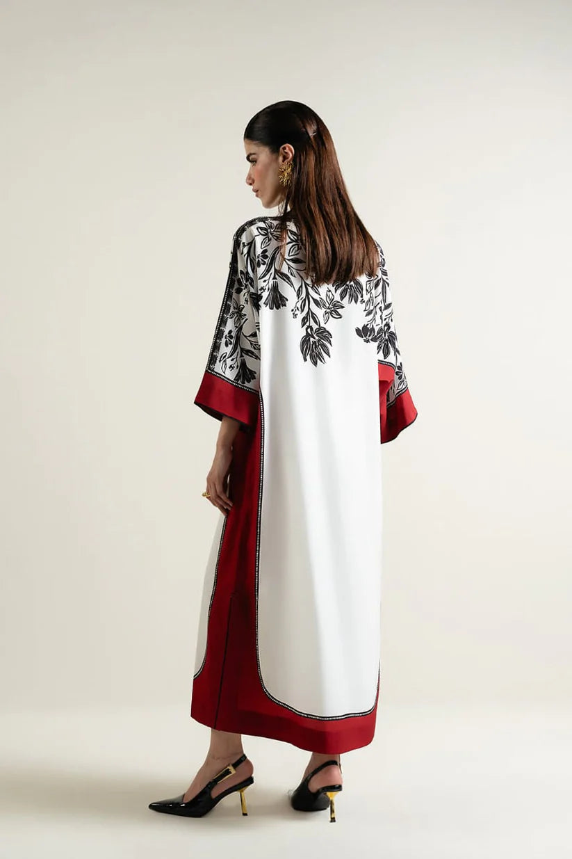 03-Piece Shamoze Silk suit Ready To Wear
