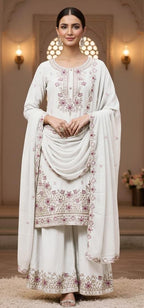 Heavy Chiffon Palazzo Suit Set