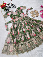 2 Piece Heavy Fox Georgette Gown With Dupatta