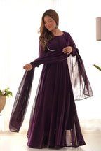 3 Piece Heavy Pure Soft Fox Georgette Gown with Dupatta