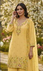 Heavy Chiffon 3-Piece Suit